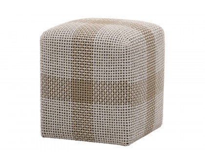 Essentials - Woven Cross Accent Cube