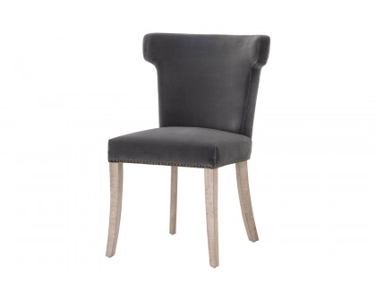 Essentials Celina Dining Chair - Dark Dove Velvet