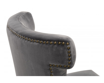 Essentials Celina Dining Chair - Dark Dove Velvet