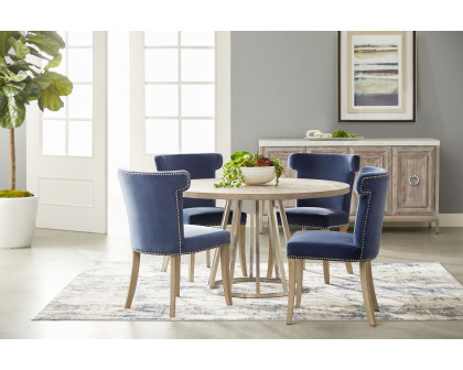 Essentials Celina Dining Chair - Denim Velvet