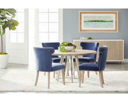 Essentials Celina Dining Chair - Denim Velvet