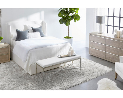 Essentials Stewart Cal King Bed - Livesmart Peyton Pearl