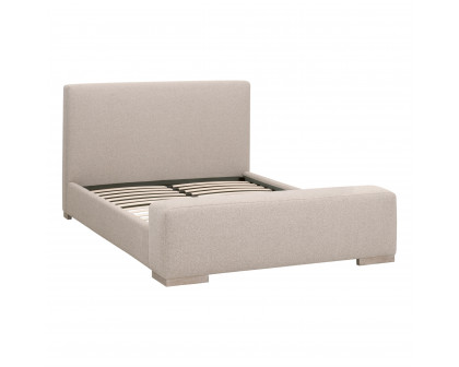 Essentials Warren Queen Bed - LiveSmart Gellar-Jute, Natural Gray Oak