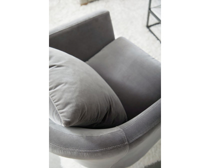 Essentials Gordon Club Chair - Dark Dove Velvet