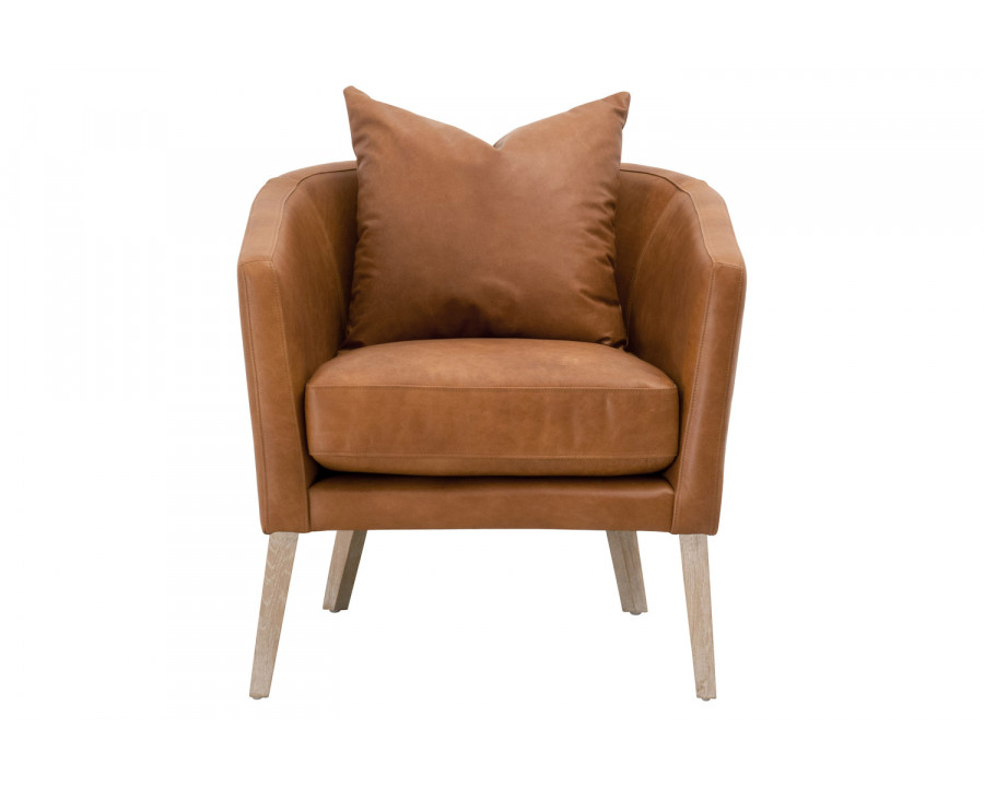 Essentials Gordon Club Chair - Whiskey Brown