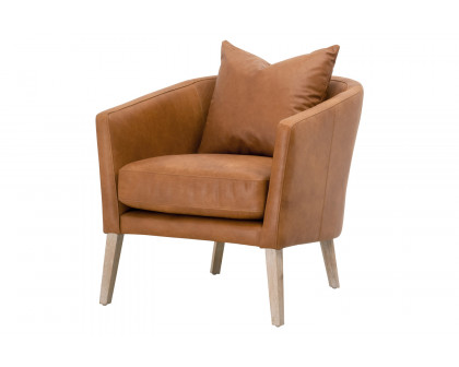 Essentials Gordon Club Chair - Whiskey Brown