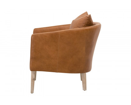 Essentials Gordon Club Chair - Whiskey Brown