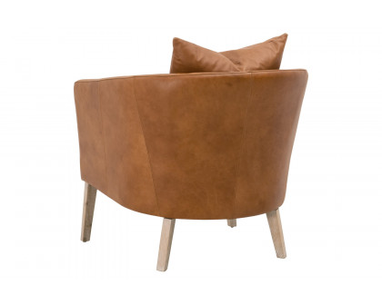 Essentials Gordon Club Chair - Whiskey Brown