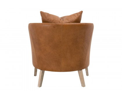 Essentials Gordon Club Chair - Whiskey Brown