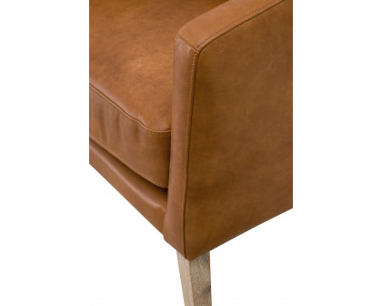 Essentials Gordon Club Chair - Whiskey Brown