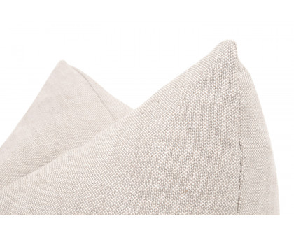 Essentials The Basic 22" Essential Pillow, Set of 2 - Bisque