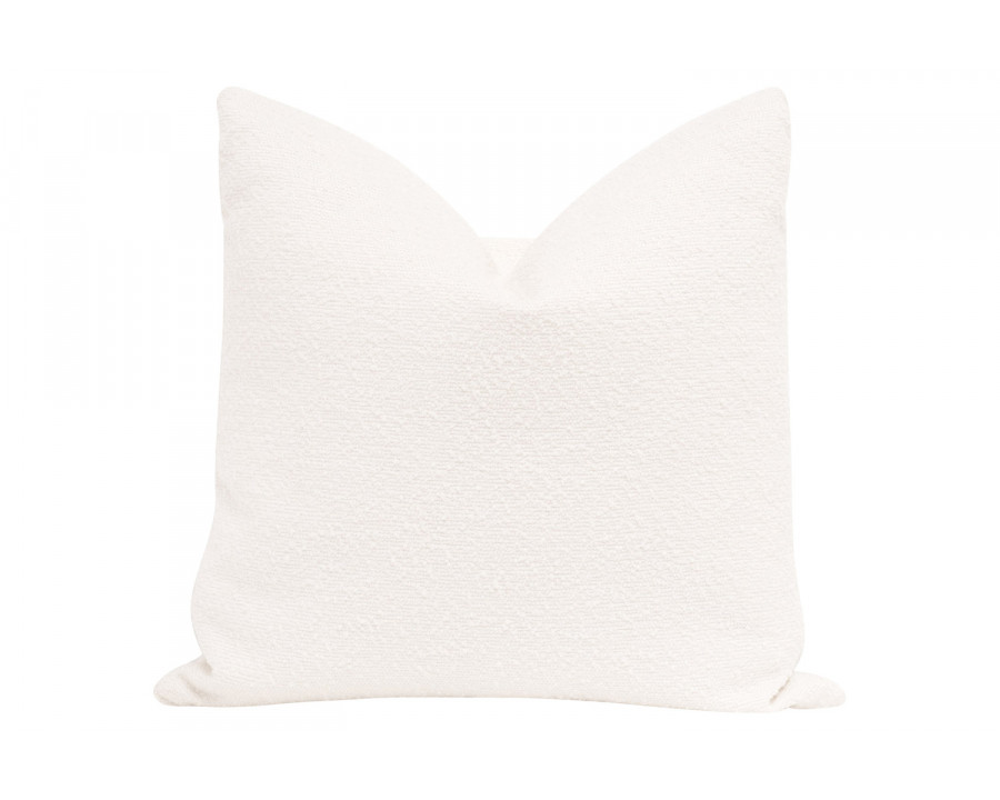 Essentials The Basic 22" Essential Pillow, Set of 2 - Performance Boucle Snow