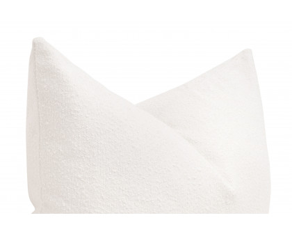 Essentials The Basic 34" Datch Pillow Set of 2 - Performance Boucle Snow