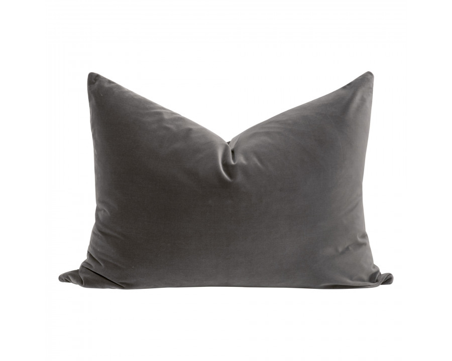 Essentials The Basic 34" Datch Pillow Set of 2 - Dark Dove Velvet