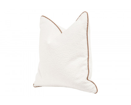 Essentials The Not So Basic 22" Essential Pillow, Set of 2 - Performance Boucle Snow