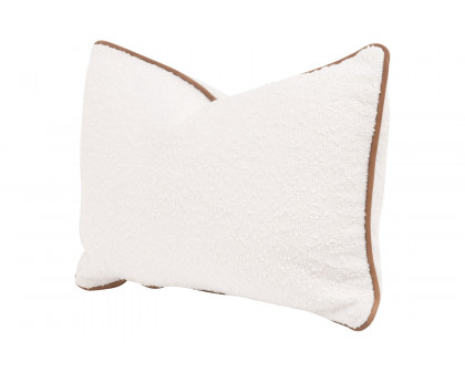 Essentials The Not So Basic 20" Essential Lumbar Pillow, Set of 2 - Performance Boucle Snow