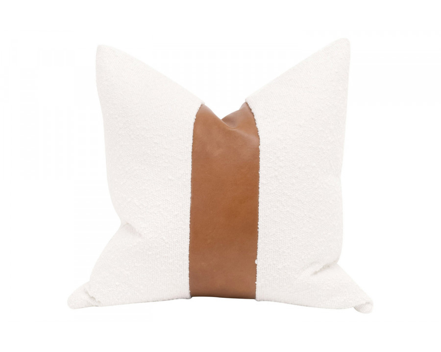 Essentials - The Split Decision 20" Essential Pillow, Set of 2 in Performance Boucle Snow