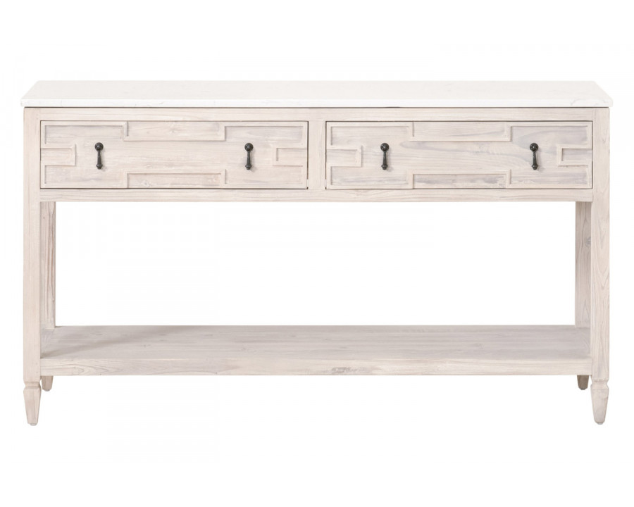 Essentials - Bella Antique Emerie 2-Drawer Entry Console