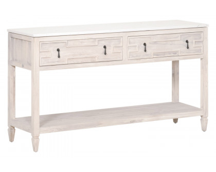 Essentials - Bella Antique Emerie 2-Drawer Entry Console