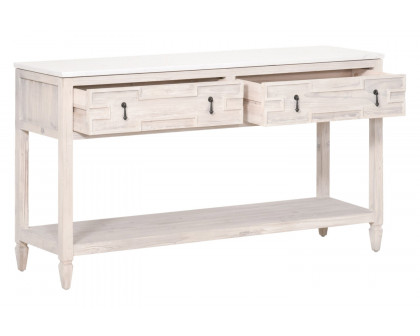 Essentials - Bella Antique Emerie 2-Drawer Entry Console