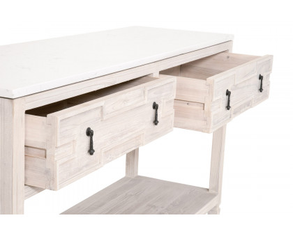 Essentials - Bella Antique Emerie 2-Drawer Entry Console