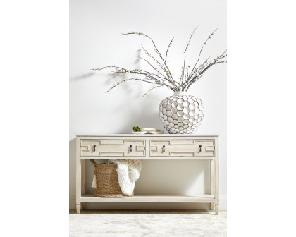 Essentials - Bella Antique Emerie 2-Drawer Entry Console