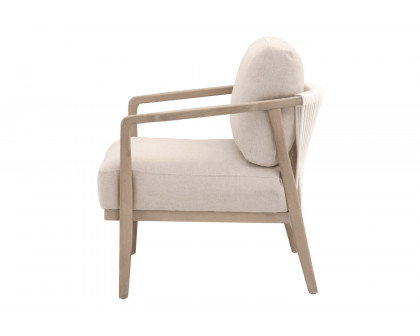 Essentials Bella Antique Harbor Club Chair - Flax Linen