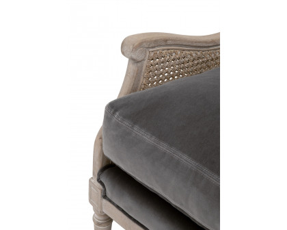 Essentials Churchill Club Chair - Dark Dove Velvet