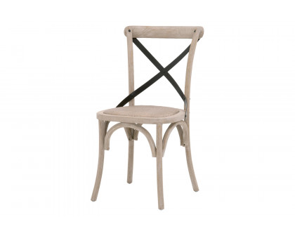 Essentials - Grove Dining Chair, Set of 2 in Natural Gray