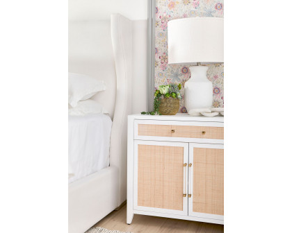 Essentials Bella Antique Cinq Wood Link - White Wash Pine