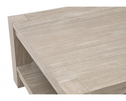 Essentials Adler Rectangular Coffee Table - Natural Gray Ash, Acacia