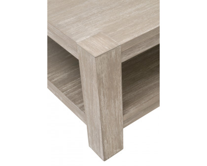 Essentials Adler Rectangular Coffee Table - Natural Gray Ash, Acacia