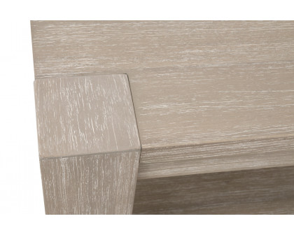 Essentials - Adler Square End Table in Natural Gray Ash, Acacia