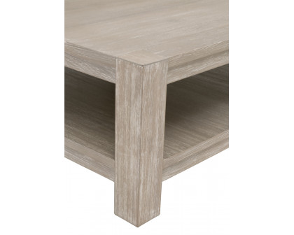 Essentials Adler Square Coffee Table - Natural Gray Ash, Acacia