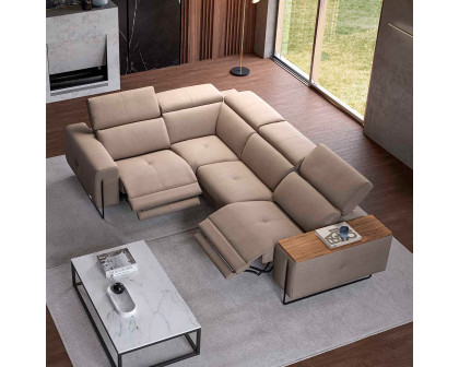 Estro IS 1034 Brera Sectional with Electric Recliners - Fabric