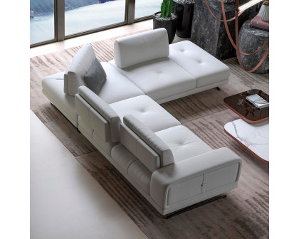 Estro IS 306 Spazio Fabric Sectional - White