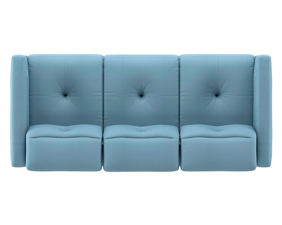 Estro - IS 346 U Moma Sofa with Electric Headrest in Blue