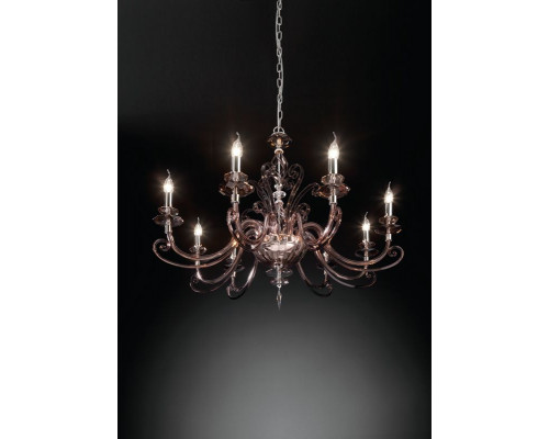 Euroluce Alicante Fume Chandelier - L8