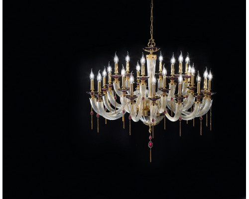 Euroluce - Julienne L12+6+6 Clear Chandelier