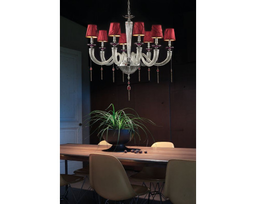 Euroluce - Julienne L8 Shade Clear Chandelier