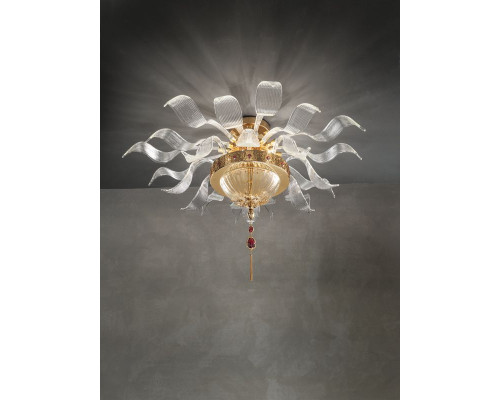 Euroluce - Julienne PL8 Clear Chandelier