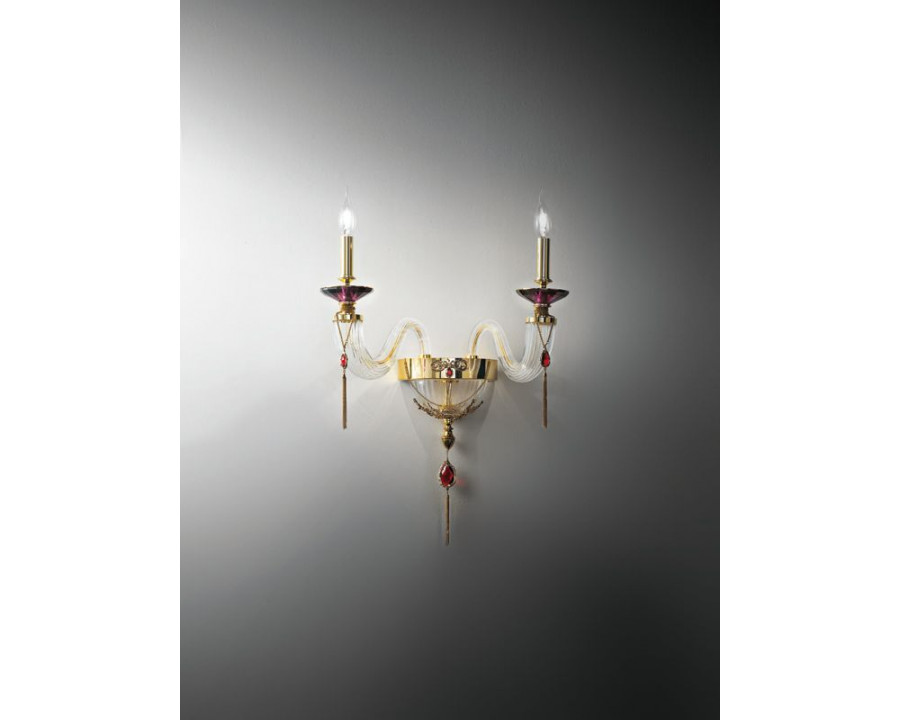 Euroluce - Julienne A2 Clear Wall Sconce