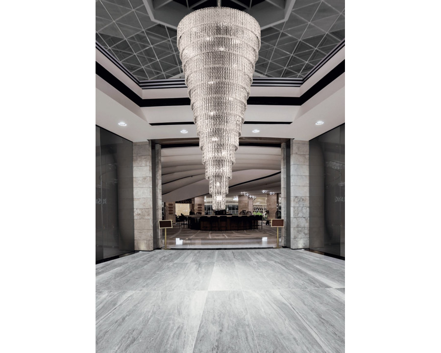 Euroluce Cascade Project D.90 Chandelier - Transparent