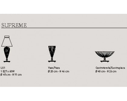 Euroluce - Supreme Vase