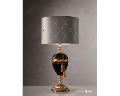 Euroluce Penelope LG1 Table Lamp - Gray/Black