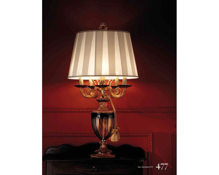 Euroluce Zeus LG5 Table Lamp - Amber