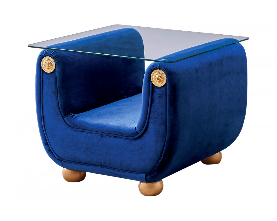 Extravaganza Giza End Table - Blue