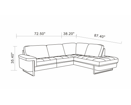 Extravaganza 2392 Sectional - Thick Leather