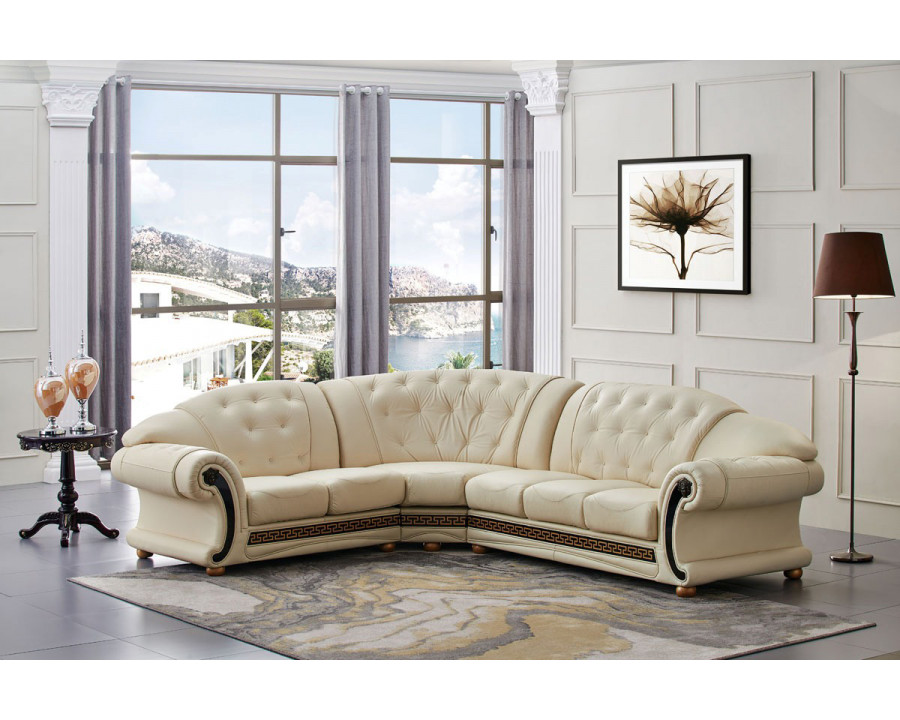 Extravaganza Apolo Sectional Left Facing - Ivory