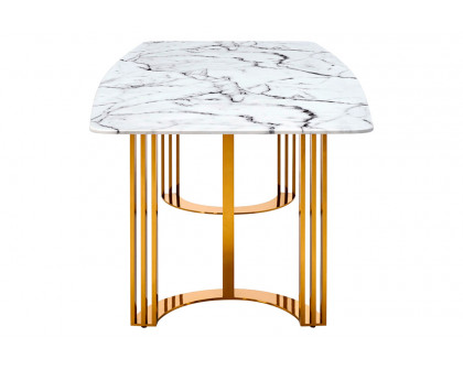 Extravaganza 131 Dining Table - Gold